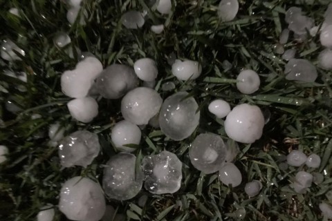 GRANIZO NO INTERIOR DO MUNICÍPIO DE CANGUÇU